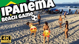 Brazilian Girls Playing Altinha near Ipanema Beach, Rio de Janeiro #ipanemabeach #altinha