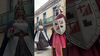 Els Gegants d'Esparreguera a la Cercavila de la 45a Trobada Gegantera d'Olesa de Montserrat