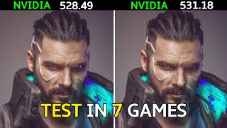 Nvida Drivers 528.49 vs 531.18 | GTX 750Ti - Test in 7 Games