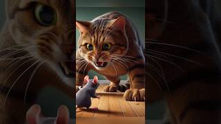 Cat and Mouse funny fight #cat #gameplay #catlover