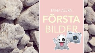 Min reaktion på mina allra första bilder!