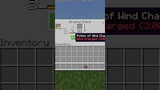 How To Brew Wind Charging (3:00) Splash Potions In Minecraft #Shorts