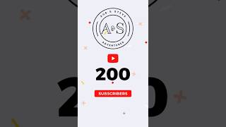 200 Subscribers! #shorts #200subs #thanks