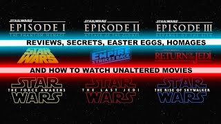 Star Wars Saga Reviews, Secrets, Easter Eggs, Homages and Watch & Unaltered Movies. Han Shot First