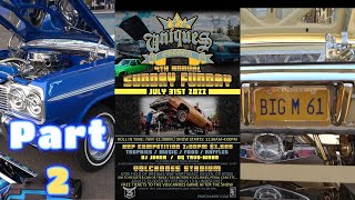 UNIQUES Lowrider Show: Some of the most beautiful Impalas and lowriders I've seen in one show!