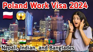 Poland Work Visa 2024 For Indians, Nepali, Bangladeshi, and Pakistani | Poland Work Visa