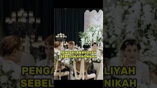 Pengakuan Aaliyah Massaid sebelum akad nikah #shorts