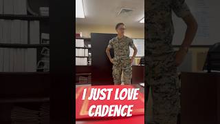 Cadence Calling #marines #army #usmilitary #shorts #short #singing #military #navy #duet #female