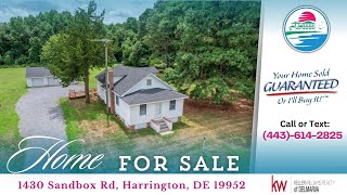 Charming Cottage Retreat on 6 Acres: Discover Tranquility at 1430 Sandbox Rd, Harrington, DE 19952