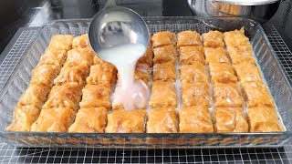 Lezzetine Şaşıracağınız Soğuk Sütlü Baklava Tarifi