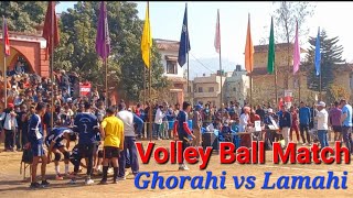 Tough Volley⚽️Ball Match Highlits, Team Ghorahi vs Team Lamahi.2nd Khum Bahadur Khadka Memorial 2079