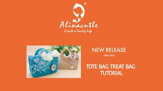 2024 NEW RELEASE | Tote Bag Treat Bag Tutorial -#diygiftbox  #Alinacutle® #AlinaCraft #handmadecards