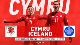 LIVE FOOTBALL: Cymru v Iceland | UEFA Nations League | English Language Commentary