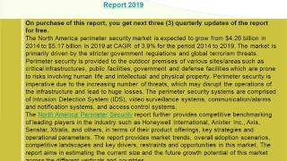 North America Perimeter Security Market Research Report 2019