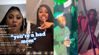 Ari Fletcher Cuss Yung Miami Out After Things Go Left At Her Party; Son Throw Ones On Dancer