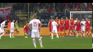 GOL LEWANDOWSKI FREE KICK 0-1 SERBIA-POLAND 26.03.2017