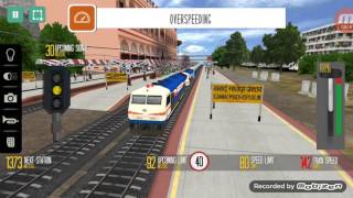 Indian train simulator 2017 speed test with wdg 4 max speed 160kmhr