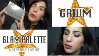 GRWM NATASHA DENONA GLAM PALETTE!!AGGORNAMENTO GRAVIDANZA 37 SETTIMANE👶🍼