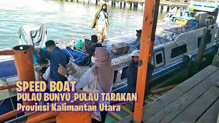 Speed boat from Bunyu island to Tarakan island.||.North Kalimantan.