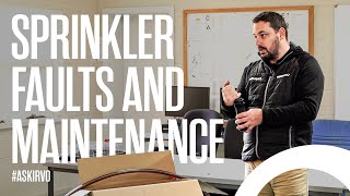 Sprinkler faults and maintenance | #askirvo