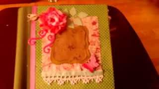 Nikki's Craft video - my pink and green junk journal (#junkjournals)