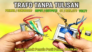 Tentukan input output Untuk Mengetahui CT atau Non CT dan berapa Volt Tegangan Trafo Vcd Lama anda