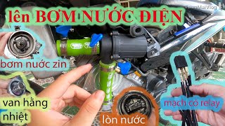 #chếphá7 | Lên BƠM NƯỚC ĐIỆN cho Exciter - Các thứ liên quan - Chia sẻ bản thân | Tuấn Mai Vlog