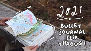 2021 Bullet Journal Flip Through | A summary of last year's word themes