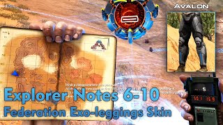 Explorer Notes 6-10 | Federation Exo-leggings Skin + bonus (Santiago's Skins & Animated Raptor) ARK