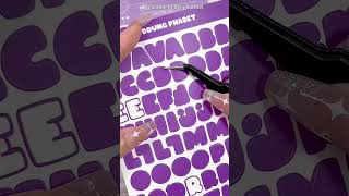 purple scrapbook #asmr #scrapbooking #sticker #aesthetic #shorts #youtubeshorts #diy #craft #cute