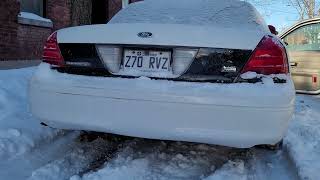 Crown Victoria Police Interceptor cold start