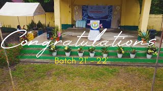 Batch '21 - '22 Graduates of Matango NHS (Special Edition)