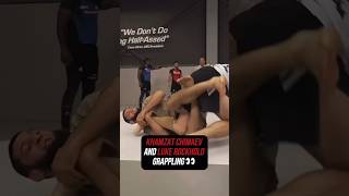 Khamzat Chimaev & Luke Rockhold Grappling! 🔥👀