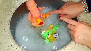 Slime Videoları Çocuk Etkinlikleri |Baby Alive Banyo Zamanı | Temizlik Oyunları #toys