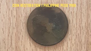 Coin Restoration 1 Philippine Peso 1988 #16