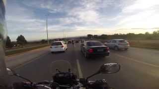 Motovlog Tenere 250 no corredor.