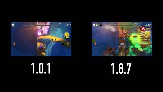 Angry Birds GO! 1.0.1 VS 1.8.7 Part 4