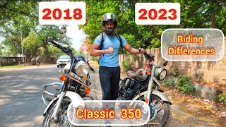 Royal Enfield Classic 350 2023 vs 2018