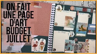 Enveloppes budgétaires, on fait ensemble une page d’art budget pour le prévisionnel de juillet