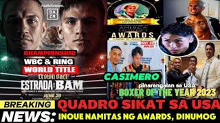 BREAKING: CASIMERO NAKAHANAP NG KATAPAT! SULTAN NAGPASAKLOLO! INOUE NAMITAS NG AWARD! ALAS MAY AWARD