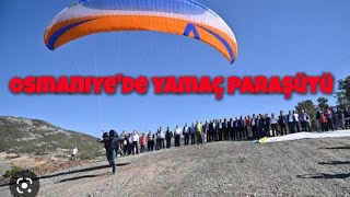 OSMANİYEDE YAMAÇ PARAŞÜTÜ ( DÜZİÇİ ) VE KAYALİKLARA ÇARPTİM