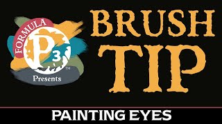 Brush Tip!  Painting Eyes