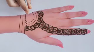 Navratri special | Easy stylish mehndi design mehndi designs | simple mehndi designs