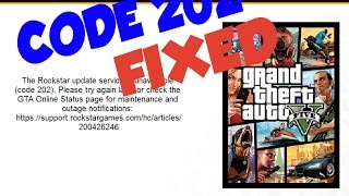 CODE 202 GTA 5 ERROR SOLUTION -- English (FAST AND SIMPLE)