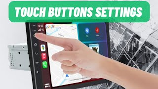 How to set Panel Keys Button in Android player || Touch buttons learning in TS9 android car stereo