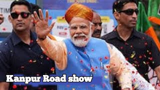 Narender Modi Road show Kanpur