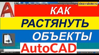 Как Растянуть Объекты в Автокаде [AutoCAD]