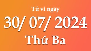 Tử Vi Ngày 30/07/2024 Của 12 Con Giáp | Triệu phú tử vi