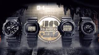 G SHOCK 40th anniversary 'Remaster Black' | Official Video