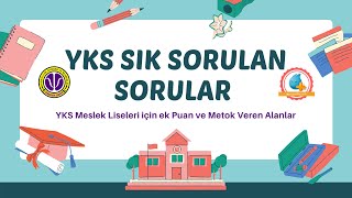 YKS Meslek Liseleri için ek Puan ve Metok Veren Alanlar